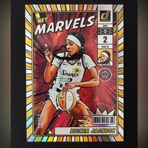 2025 Panini Donruss Net Marvels Rickea Jackson #6 Holo Laser 08/99